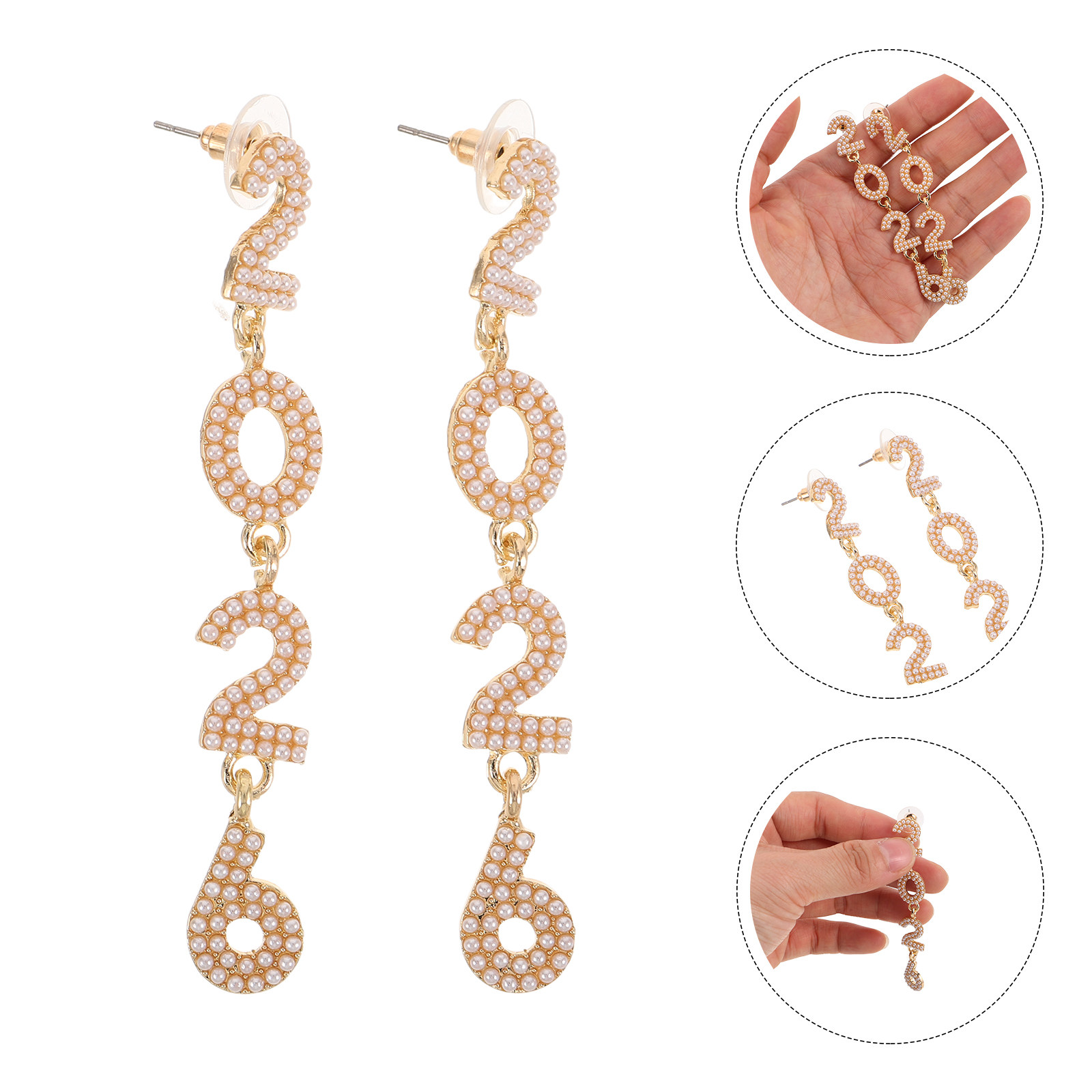 Eve Jewelry & Watches Distribuidor Oficial Rolex Buenos Aires - 1Pair 2026 Rhinestone Dangle Earrings for