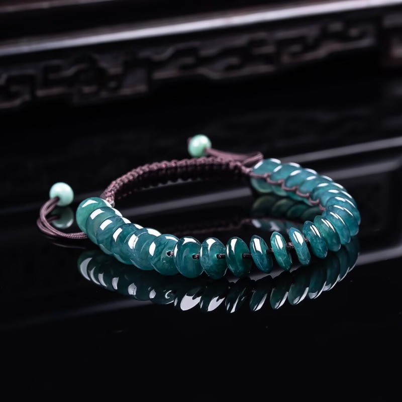 Jewelry & Watches Store - Natural Real Emerald Blue Water Abacus