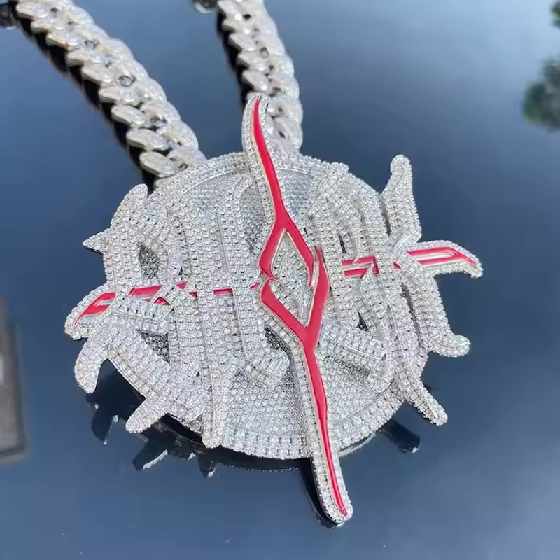 Custom White Gold Plating Ster - đánh giá và giá Hip Hop Chain Necklace