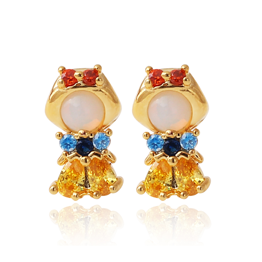 Lovely Pink Crystal Princess E - đánh giá và giá Opal Earrings Dangle
