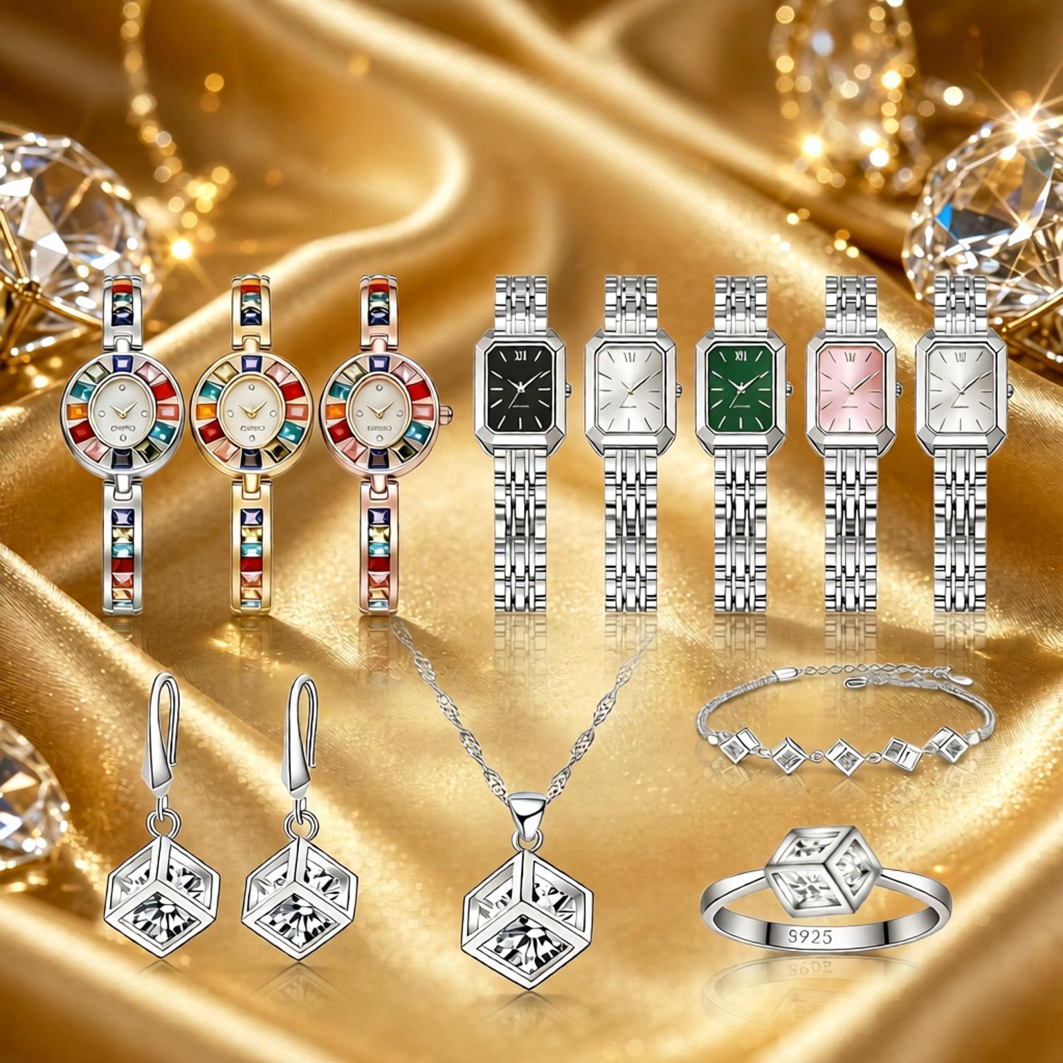 Exquisite 925 Sterling Silver  - đánh giá và giá Best Jewelry Watches Women
