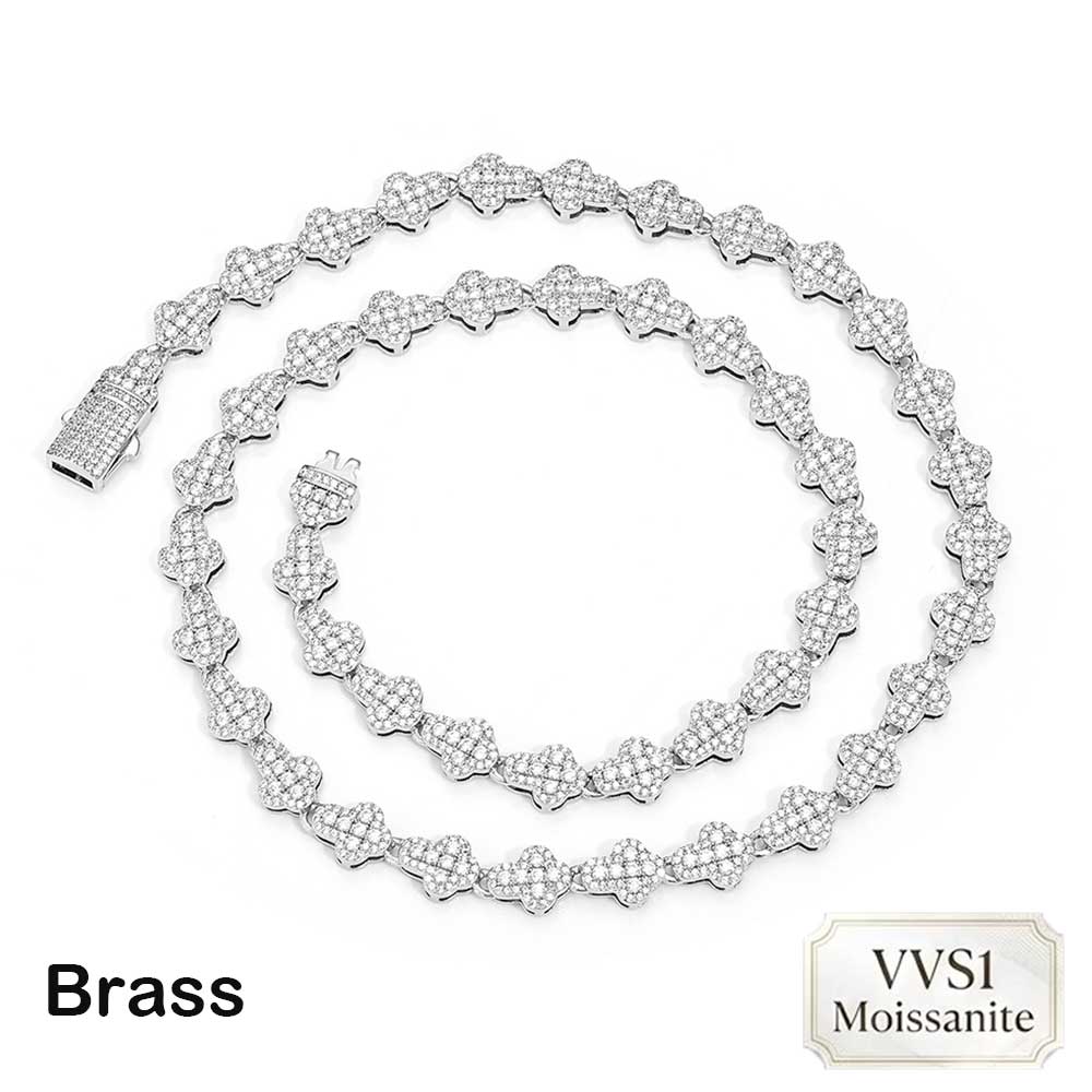 Nuoya Brass/925 VVS1 Moissanit - đánh giá và giá Hip Hop Chain Necklace