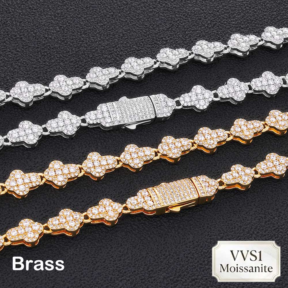 Nuoya Brass/925 VVS1 Moissanit - đánh giá và giá Hip Hop Chain Necklace