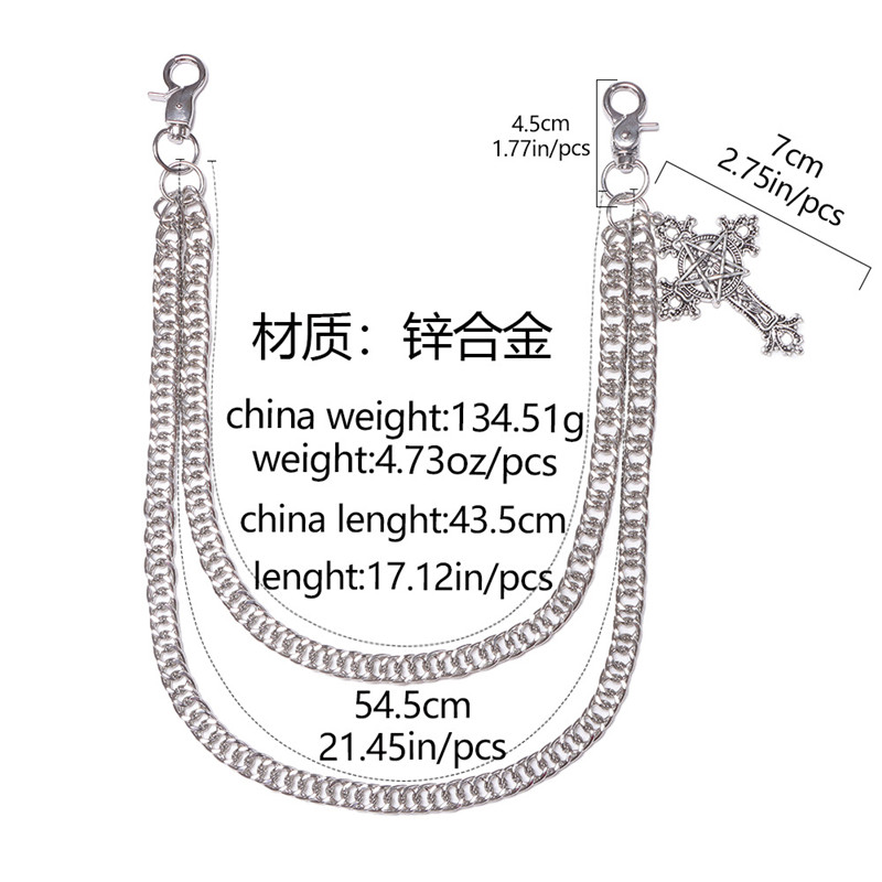 Fashion Punk Metal Pants Chain - đánh giá và giá Hip Hop Chain Necklace
