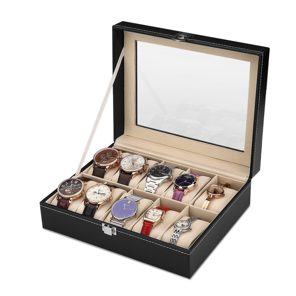 10-bit PU Leather Gray flannel - đánh giá và giá Best Jewelry Watches Women