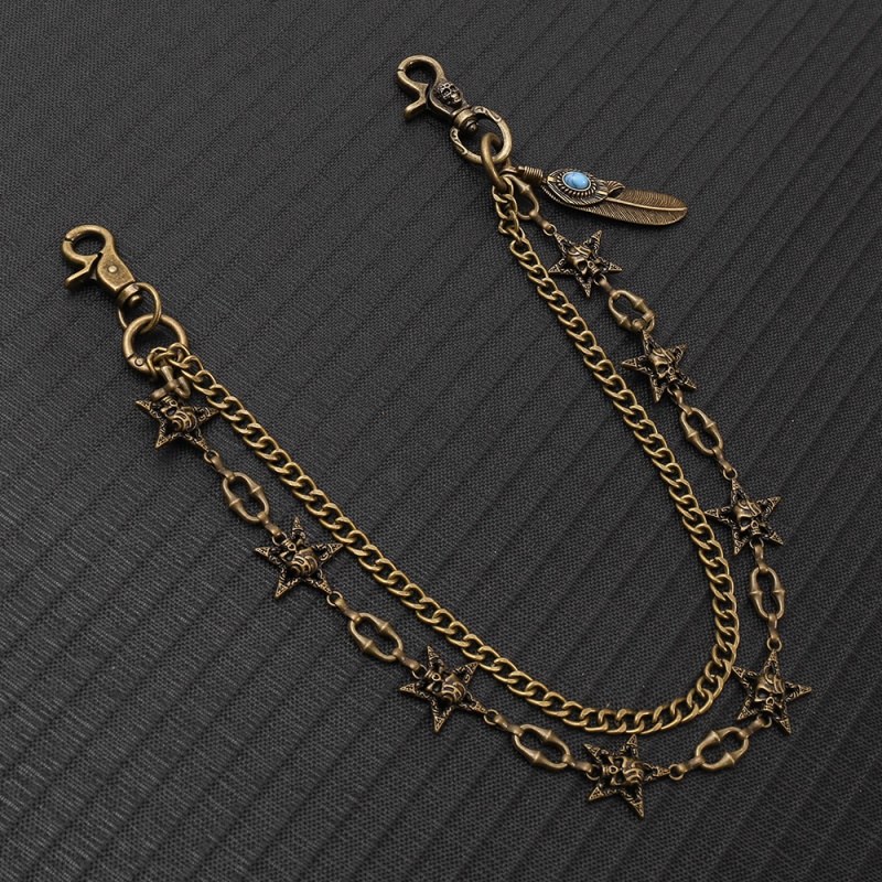 Hip Hop Punk Rock Metal Pants  - đánh giá và giá Hip Hop Chain Necklace
