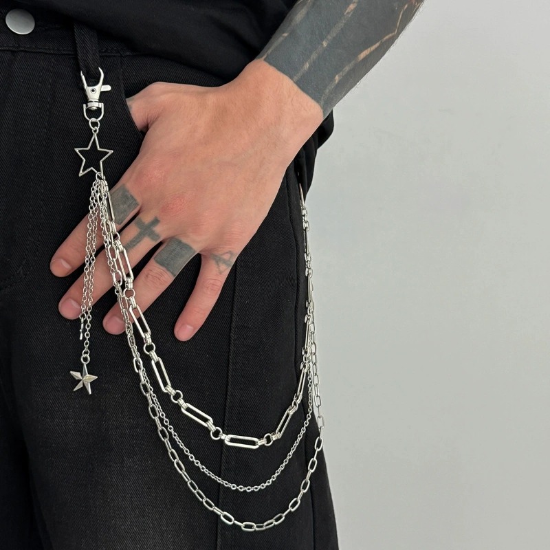 Men Women Hip Hop Double Layer - đánh giá và giá Hip Hop Chain Necklace