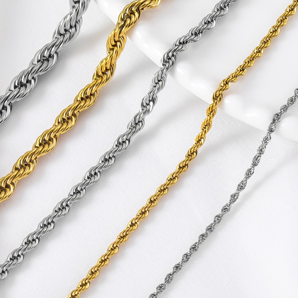 0.5/1 Meter Stainless Steel Tw - đánh giá và giá Hip Hop Chain Necklace