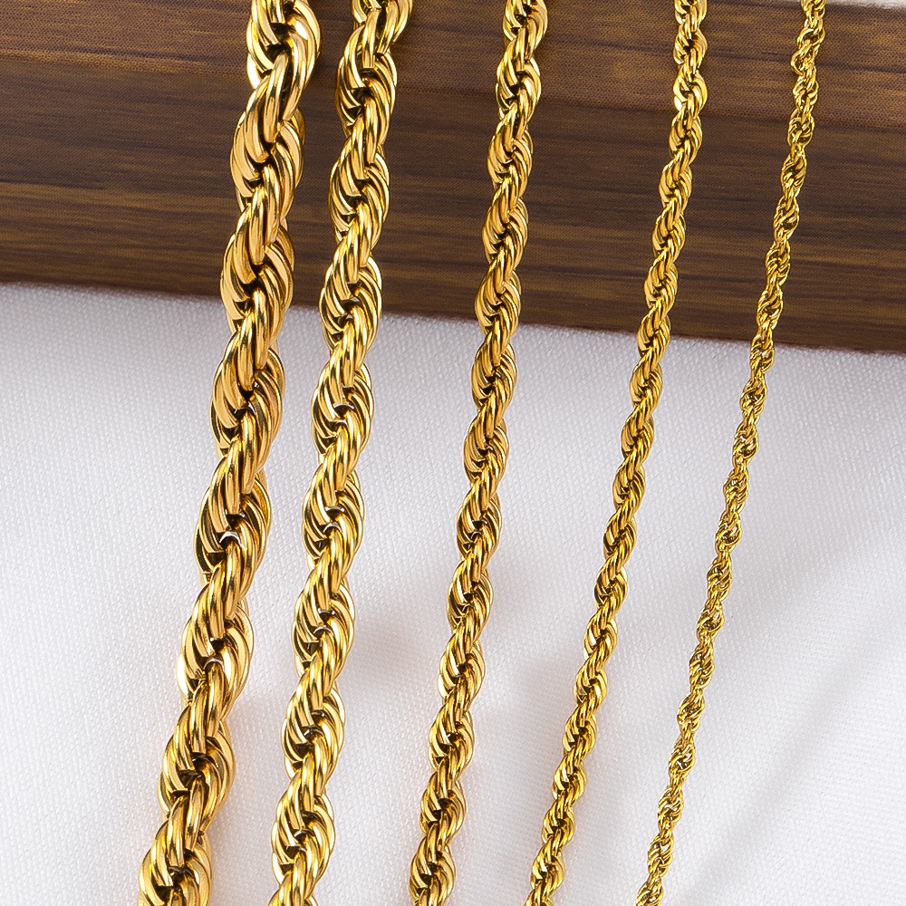 0.5/1 Meter Stainless Steel Tw - đánh giá và giá Hip Hop Chain Necklace