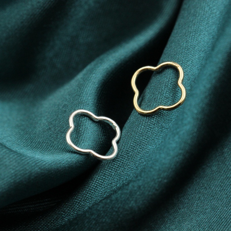 10mm Four-Leaf Clover Jump Rin - đánh giá và giá Sterling Silver Ring