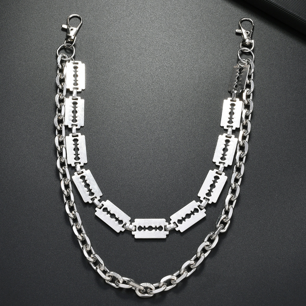 Punk Metal Chain Keychains for - đánh giá và giá Hip Hop Chain Necklace
