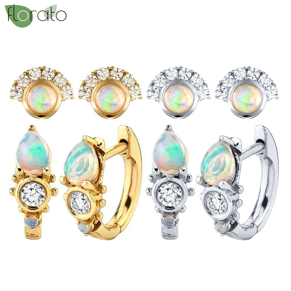 925 Sterling Silver Needle Exq - đánh giá và giá Opal Earrings Dangle