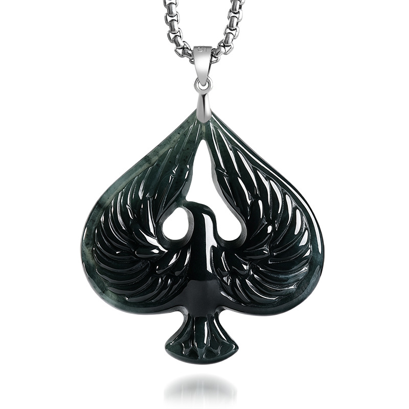 S925 Silver Natural Jade Black - đánh giá và giá Jewelry & Watches Store