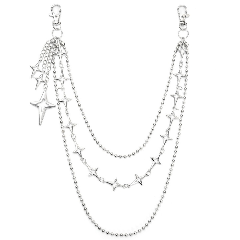 Women Punk Hip Hop Multilayer  - đánh giá và giá Hip Hop Chain Necklace