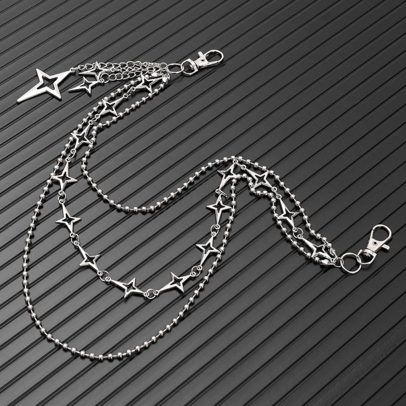 Women Punk Hip Hop Multilayer  - đánh giá và giá Hip Hop Chain Necklace