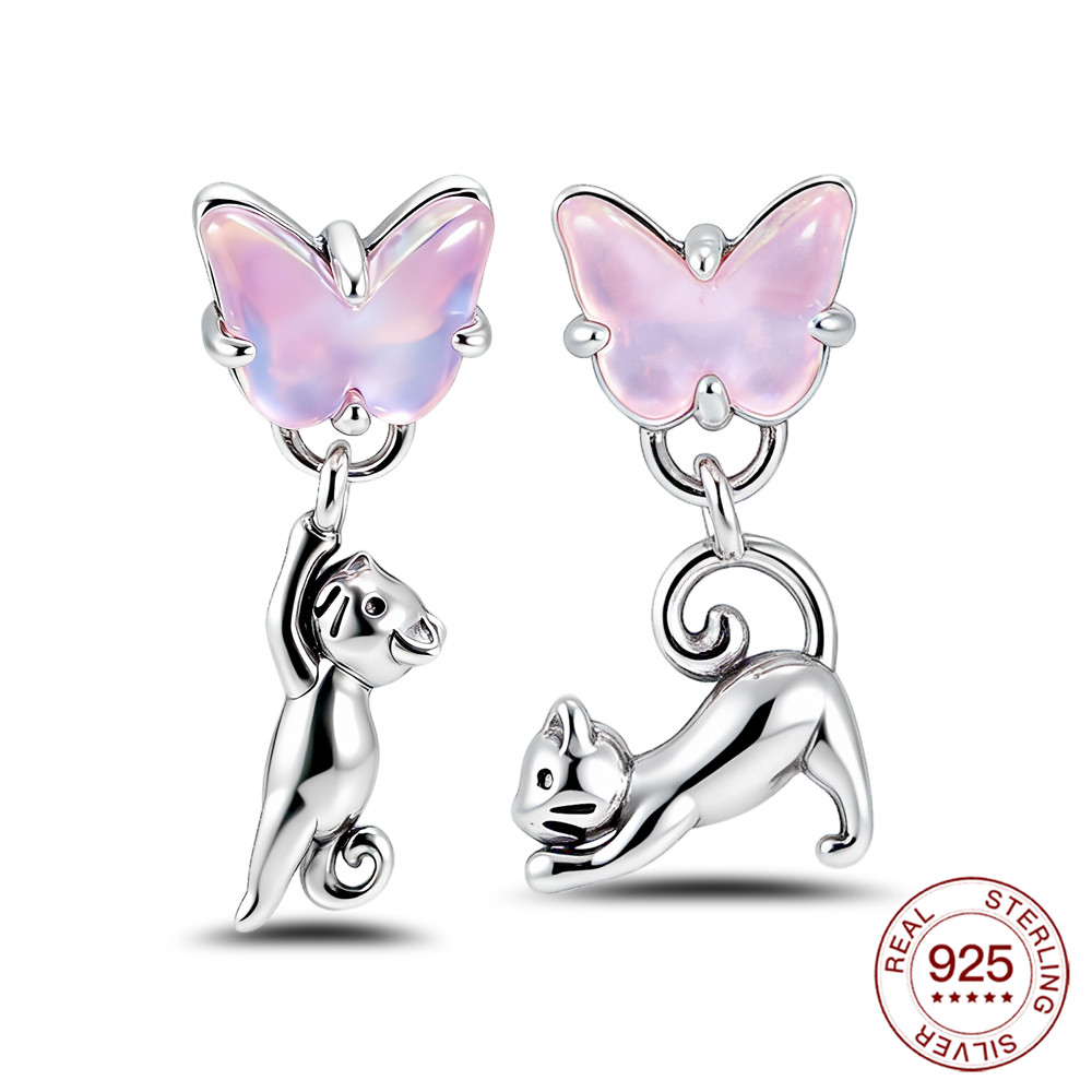 925 Sterling Silver Cat & Butt - đánh giá và giá Opal Earrings Dangle