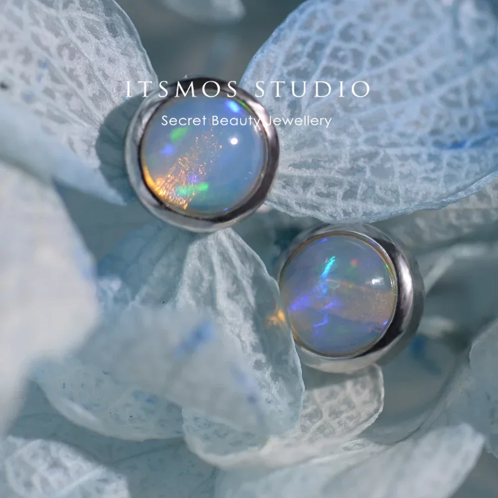 ITSMOS Natural Gemstone Opal 6 - đánh giá và giá Opal Earrings Dangle