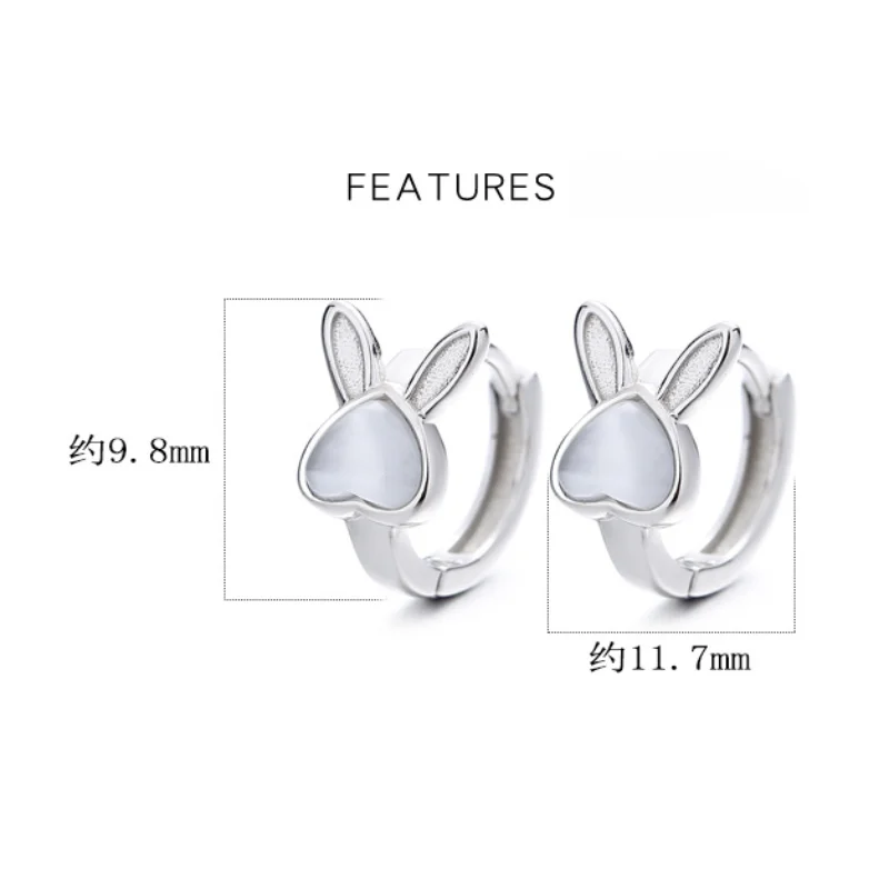 925 Sterling Silver Rabbit Opa - đánh giá và giá Opal Earrings Dangle